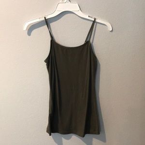 Dark green tank top
